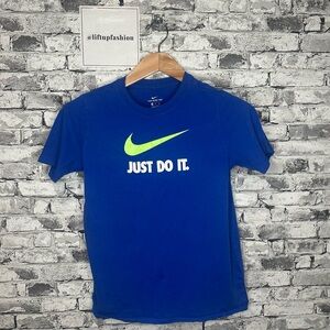 EUC Nike Youth “Just Do It” TShirt Size XL (Blue) (RN 56323)